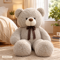 Cloudy Grey Teddy Bear 90 CM