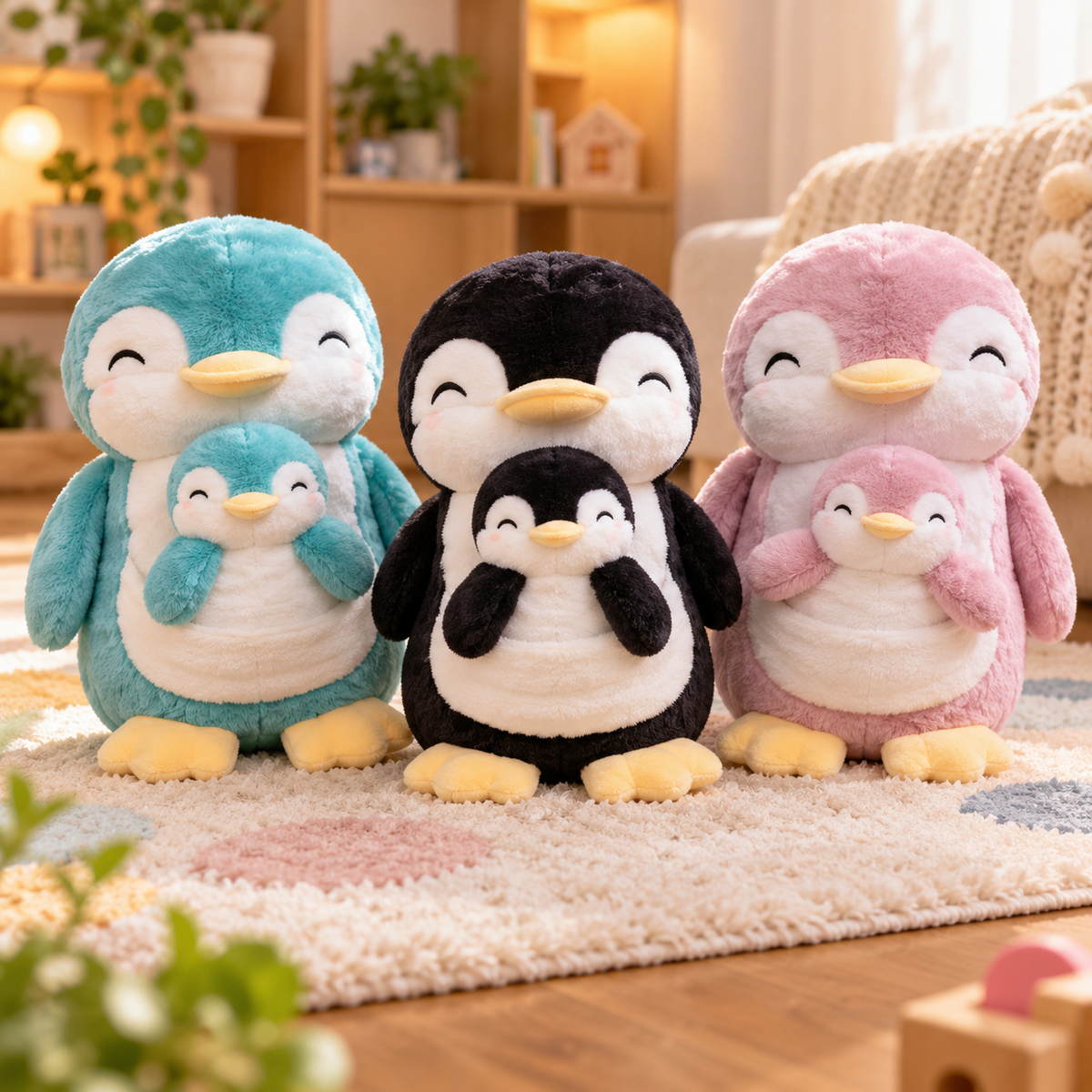 Elephant Friends Plush Trio