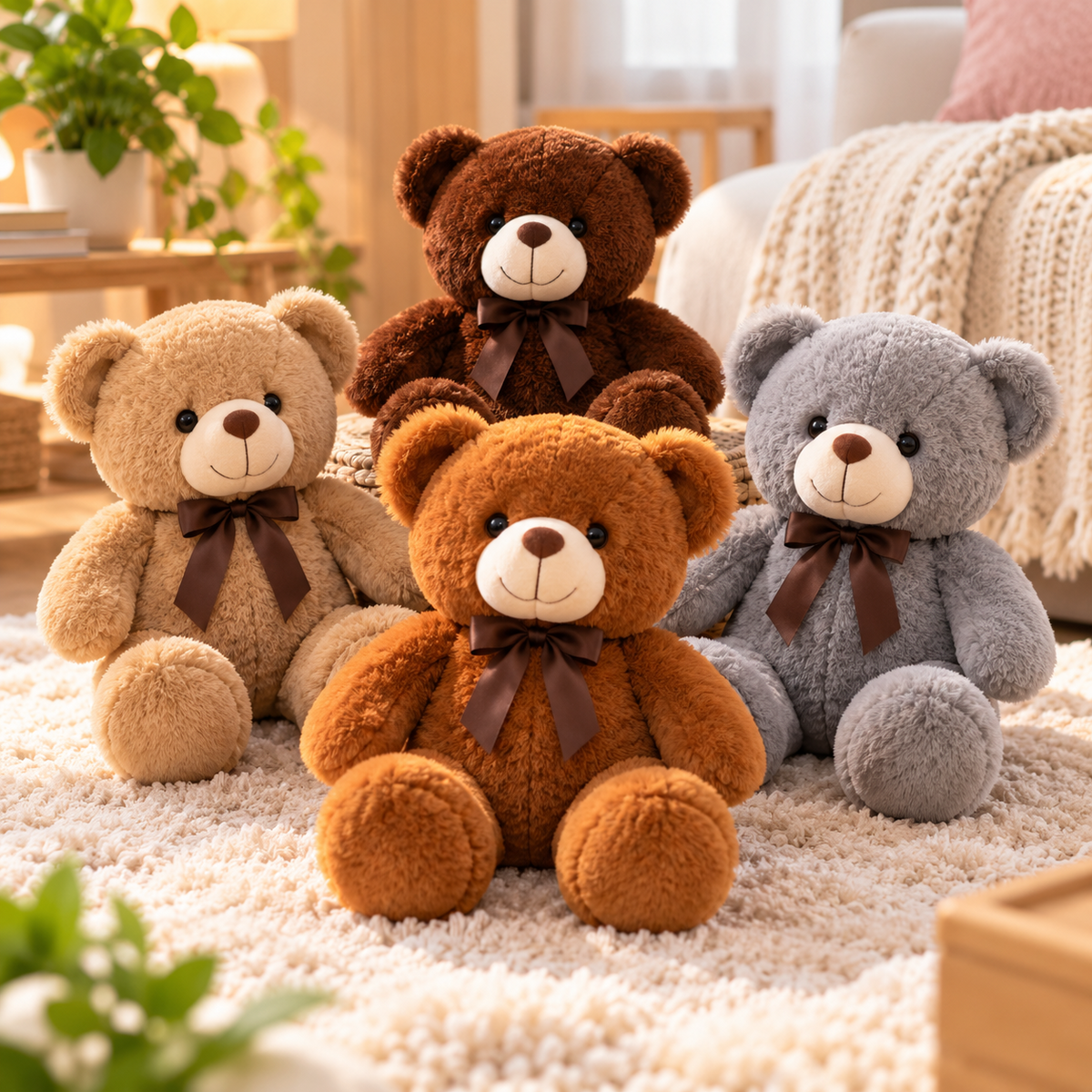Pretty Doll Trio Plush Set
