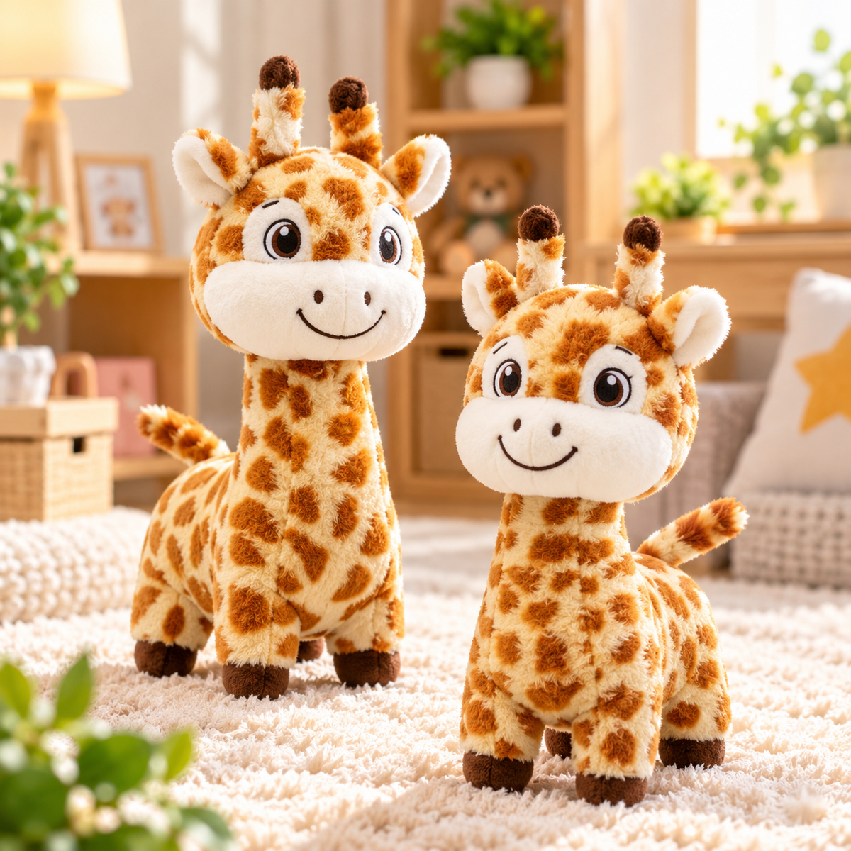 Giraffe Friends Plush Duo