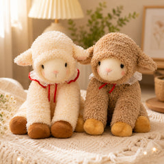 Cozy Lamb Couple Plush Soft Toy Set