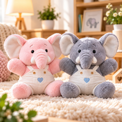 Sweetheart Elephant Couple Plush